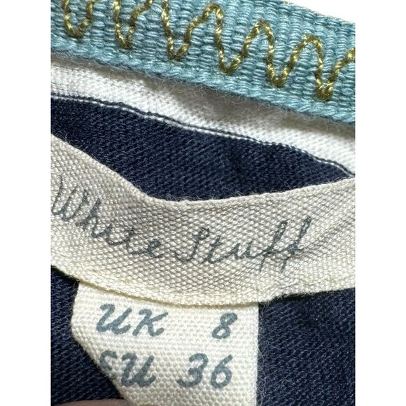 White Stuff Multicolor Striped Shirt Size 4 - Picture 3 of 6